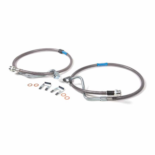 BDS SUSPENSION BDS103801 STAINLESS STEEL BRAKE LINES-FRONT (6-8" LIFT) 2008-2010 FORD F-250/350 4WD