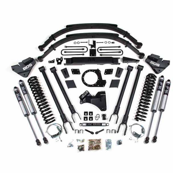 BDS SUSPENSION BDS1959FS 8" 4-LINK LIFT KIT WITH FOX 2.0 SERIES SHOCKS 2020-2022 FORD F-250/350 6.7L POWERSTROKE 4WD