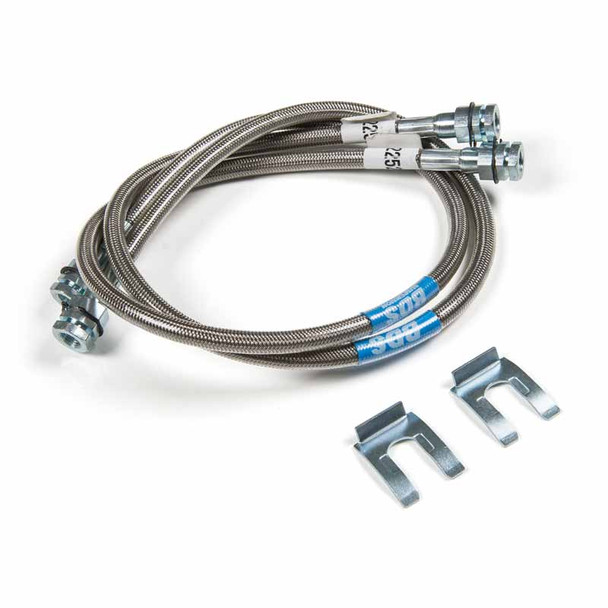 BDS SUSPENSION BDS103809 STAINLESS STEEL BRAKE LINES (FRONT) 2011-2015 FORD F-250/350 4WD (4-8" LIFT)