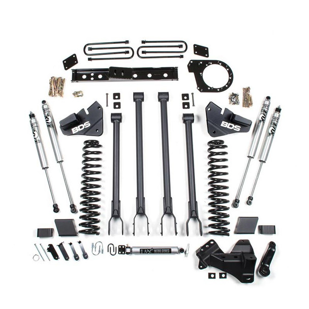 BDS SUSPENSION BDS1528FS 6" 4-LINK LIFT KIT 2017-2019 FORD F-250/350 6.7L POWERSTROKE 4WD