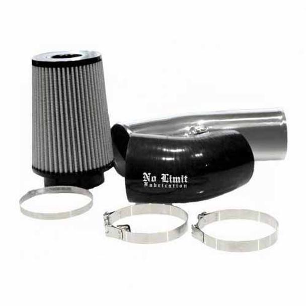NO LIMIT FABRICATION 67CAIPD20 STAGE 1 INTAKE - DRY FILTER - POLISHED FOR 2020-2023 FORD 6.7L POWERSTROKE