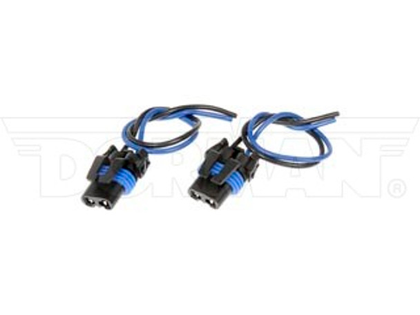 DORMAN 84792 2-WIRE HIGH TEMPERATURE 9005 HEADLIGHT CONNECTOR 2-PACK 2006-2010 GM SILVERADO/SIERRA 2500HD/3500HD