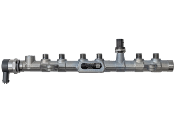 DDP 6719CR CUMMINS 19-21 6.7L FUEL RAIL STOCK REPLACEMENT INCLUDES PRV AND RAIL PRESSURE SENSOR