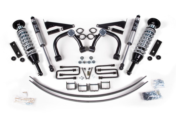 BDS SUSPENSION BDS835FNR 2 INCH LIFT KIT FOX 2.5 INTERNAL FLOATING PISTON COIL-OVER TOYOTA TACOMA 16-23 4WD