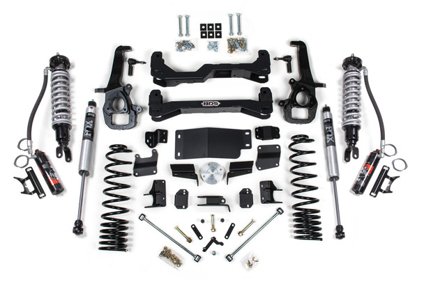 BDS SUSPENSION BDS1663FPE 4 INCH LIFT KIT FOX 2.5 PERFORMANCE ELITE COIL-OVER RAM 1500 19-24 4WD STANDARD BORE