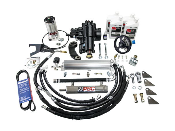 PSC SK688R38JP1-8.0W-2.0 CYLINDER ASSIST STEERING KIT WELD ON 8.0 AFM AXLE 2.0 TIE ROD 07-11 WRANGLER 3.8L