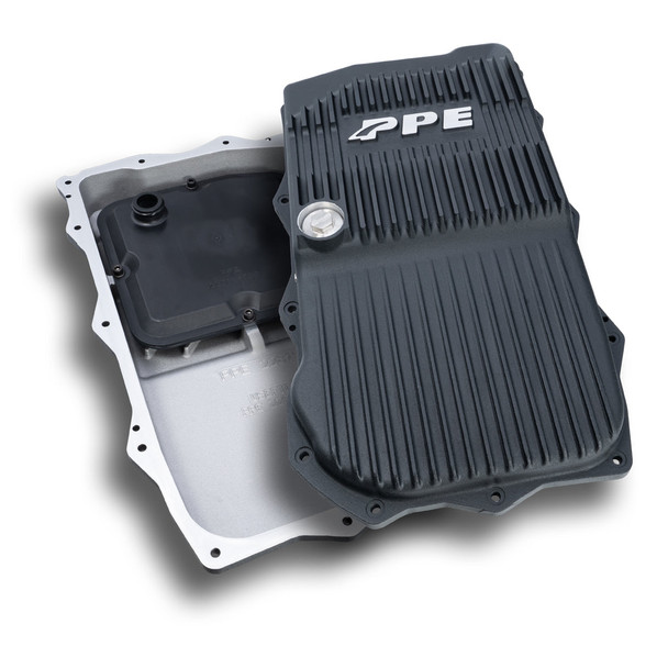 PPE 228153520 2018-2022 JEEP WRANGLER JL/JT W/ 850RE TRANSMISSION HEAVY-DUTY CAST ALUMINUM TRANSMISSION PAN BLACK