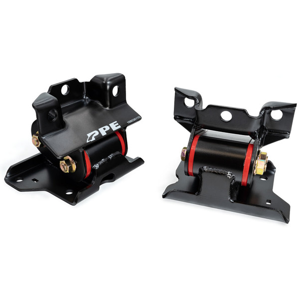 PPE 168030170 2001-2010 GM 6.6L DURAMAX ENGINE MOUNT KIT 70 HARDNESS RED