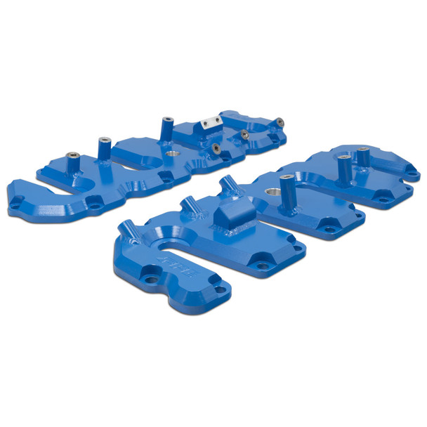 PPE 118021222 VALVE COVER KIT BLUE W/ PILLARS 2004.5-2010 GM 6.6L DURAMAX