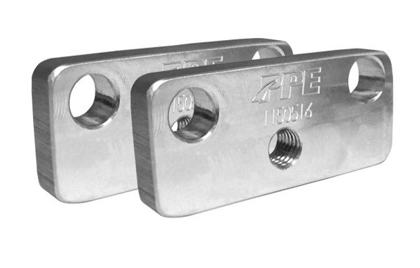 PPE 115051600 LB7 FUEL RAIL MOUNT KIT USE WITH LBZ INTAKE RUNNER UPGRADE SILVER
