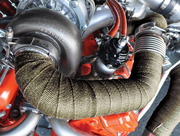PPE 578001015 TITANIUM EXHAUST WRAP 1/16 INCH THICK 1 INCH X 15 FOOT