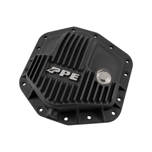 PPE 338041520 23-25 FORD SUPER DUTY DANA M235 -14 BOLT HEAVY-DUTY CAST ALUMINUM FRONT DIFFERENTIAL COVER BLACK