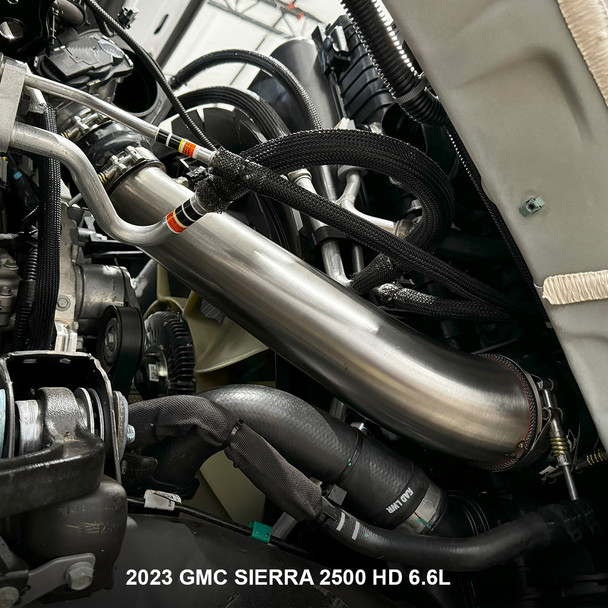PPE 115026130 CHARGE AIR PIPE KIT - GM 6.6L DURAMAX 20-25 L5P - BRUSHED