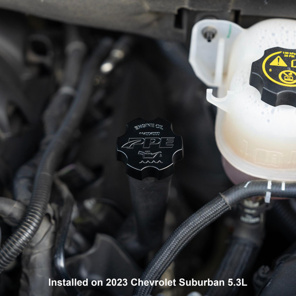 PPE 114004000 94-25 GMC/CHEVROLET/BUICK/CADILLAC BILLET ALUMINUM ENGINE OIL FILLER CAP - GAS ENGINES