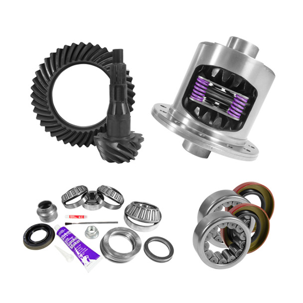 USA ZGK2104 9.75 INCH FORD 3.73 REAR RING AND PINION INSTALL KIT 34 SPLINE POSITRACTION AXLE BEARINGS USA STANDARD