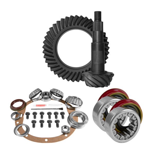 USA ZGK2021 8.6 INCH GM 3.42 REAR RING AND PINION INSTALL KIT AXLE BEARINGS AND SEAL WITH LM603049/ LM603012 USA STANDARD