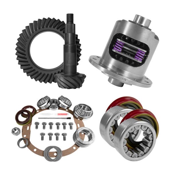 USA ZGK2026 8.6 INCH GM 3.42 REAR RING AND PINION INSTALL KIT 30 SPLINE POSITRACTION AXLE BEARINGS AND SEALS USA STANDARD