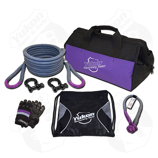 YUKON YRGKIT-1 RECOVERY GEAR KIT WITH 7/8 INCH KINETIC ROPE