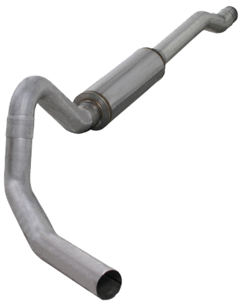 DIAMOND EYE K4338S CAT BACK EXHAUST SYSTEM FOR 03-07 FORD F250/F350 SUPERDUTY 6.0L 4 INCH SINGLE SIDE WITH MUFFLER STAINLESS