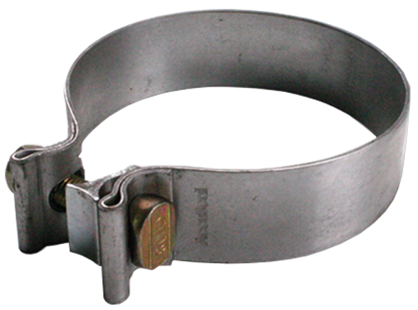 DIAMOND EYE BC300S430 EXHAUST CLAMP 3 INCH 430 BRIGHT STAINLESS STEEL TORCA BAND CLAMP