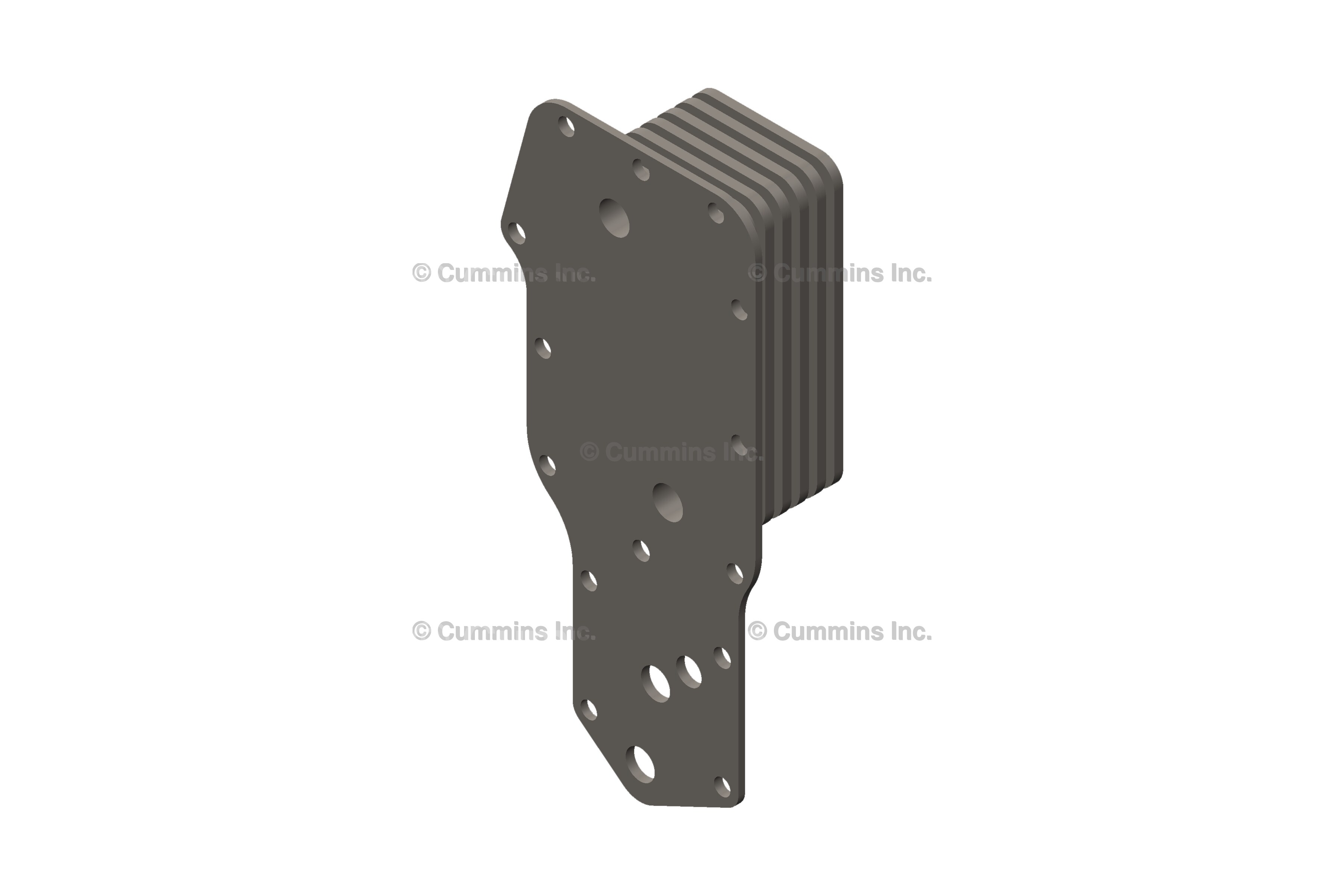 cume cumeページ Cummins 3957544 Engine Oil Cooler – OEM Core for Ram 5.9L (1989