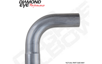 DIAMOND EYE 529025 EXHAUST PIPE 5IN. ALUMINIZED PERFORMANCE ELBOW-5IN. OD X 5IN.