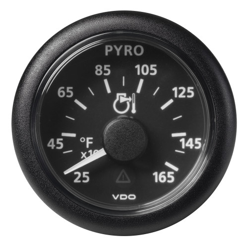 Veratron 52 MM (2-1\/16") ViewLine Pyrometer - 250 to 1650F - Black Dial  Bezel [A2C59512334]