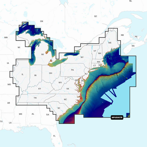 Navionics Platinum+ NPUS007R U.S. East [010-C1370-40]