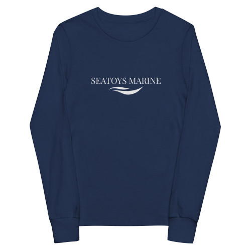 Youth Wave Logo W Front Long Sleeve