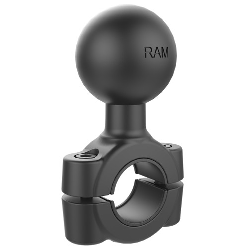 RAM Mount Torque 3\/4" - 1" Diameter Handlebar\/Rail Base with C Size 1.5" Ball [RAM-408-75-1U]