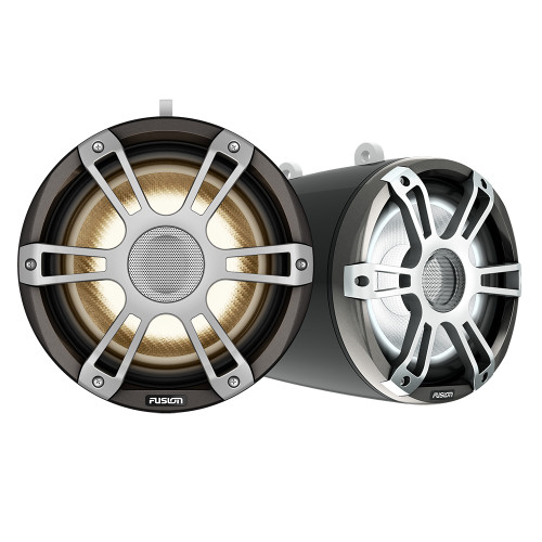 FUSION Signature Series 3i Marine Wake Tower Speakers - 8.8" - Black [010-02773-51]