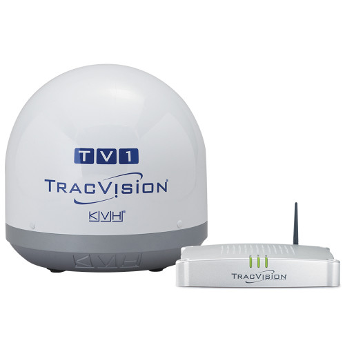 KVH TracVision TV1 w\/IP-Enabled TV-Hub  Linear Universal Single-Output LNB [01-0366-02]