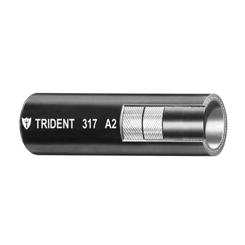 Trident Marine A2 Fuel  Vent Line Hose - Black [317-0580-FT]