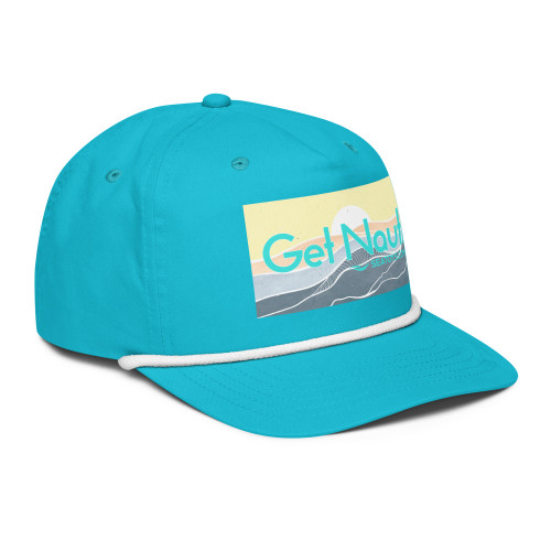 Get Nauti Coastal Sunset Rope Cap