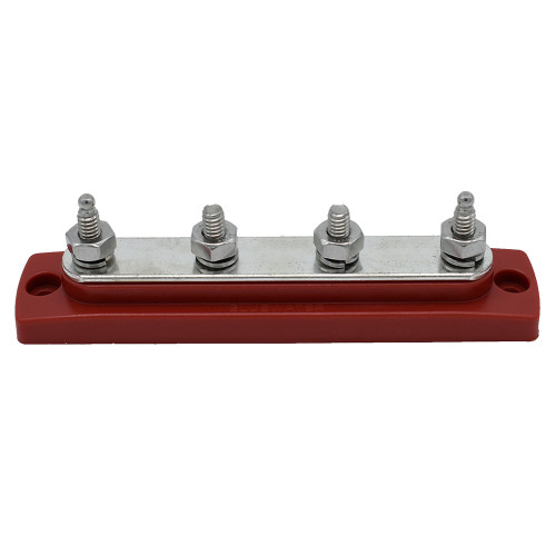 Bluewater Common Stud Busbar 4 Gang - Red [312303-B-025]