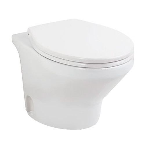 Thetford Compass Touch Toilet - Low, White, 24V [T-COM024PW\/TSFT\/NA]