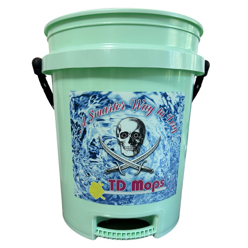 TD Mop TD Grip Bucket - Teal Green - 5 Gallon [GREENGRIP]