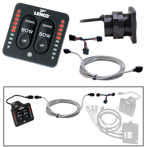 Lenco Flybridge Kit f\/LED Indicator Key Pad f\/Two-Piece Tactile Switch - 10' [11941-001]