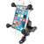 RAM Mount 9mm Angled Base Motorcycle Mount w\/Short Double Socket Arm  Universal X-Grip Cell\/iPhone Cradle [RAM-B-272-A-UN7]