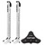 Minn Kota Raptor Bundle Pair - 10' White Shallow Water Anchors w\/Active Anchoring  Footswitch Included [1810631\/PAIR]