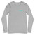 Get Nauti Unisex long sleeve with ocean background front athletic heather