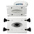 Seaview Removable Base f\/Pedestal Mounts w\/7x7 Base Plate - White [PMRB7]