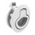 Southco Push-to-Close Latch, Medium Size, No Restriction, 17 - 22mm Grip, Plastic, Natural - White [M1-64-1]