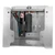 Bob's Machine 10" Setback Action Series Hydraulic Jack Plate - Silver [100-111000-NOPC-NOSPN-NG]