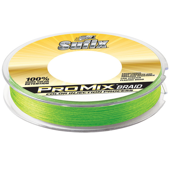 Sufix ProMix Braid - 15lb - Neon Lime - 300 yds [630-115L]