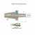 Omega DIN69871 MCA Milling Cutter Arbor Drawing