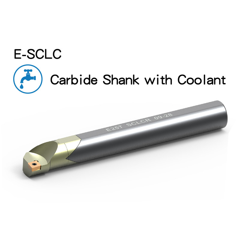 E25T SCLCR/L 09-28 - 25mm CCMT 09 Carbure avec trou d’huile