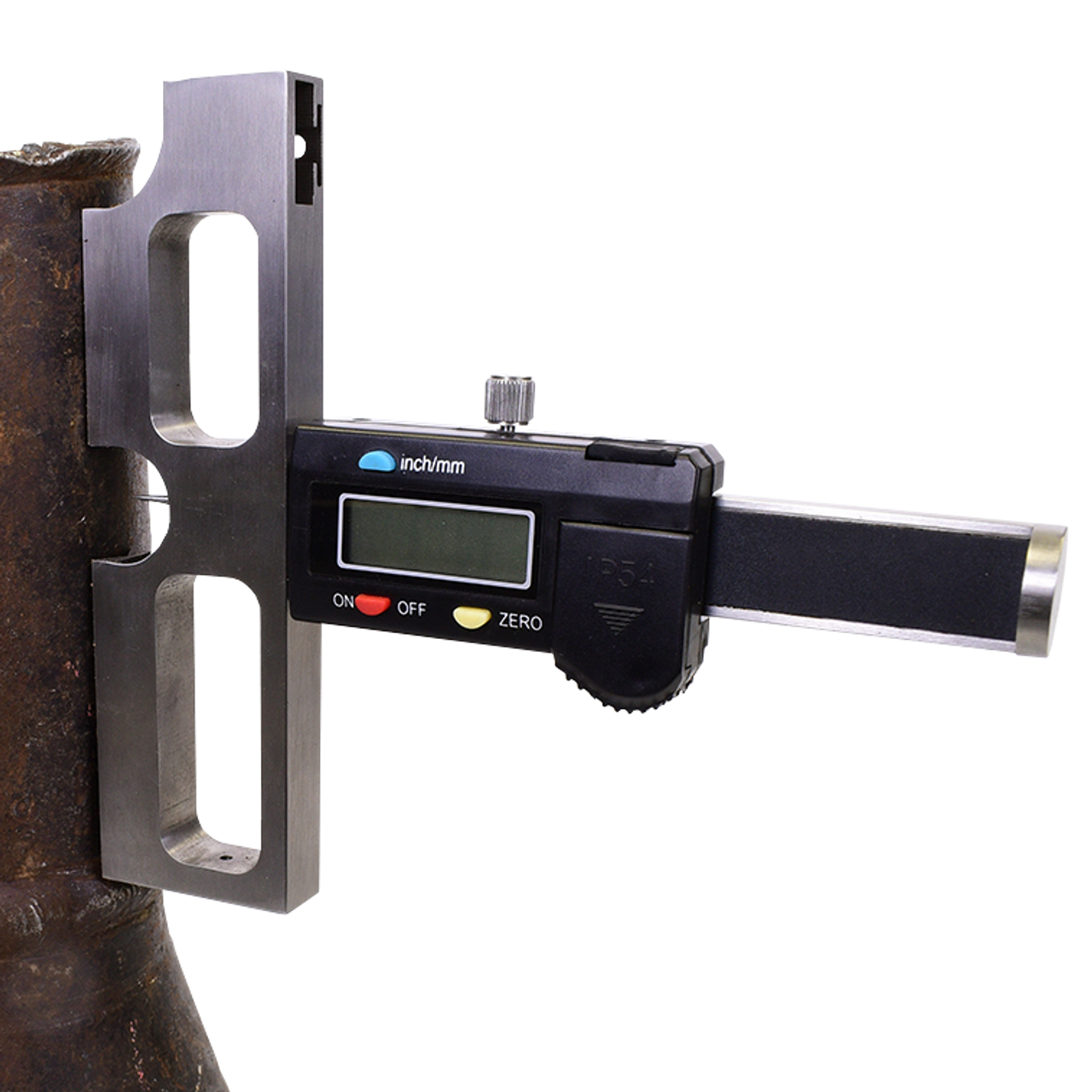 NDT DPG-4M Pit Gauge & Magnetic "V" Groove Base