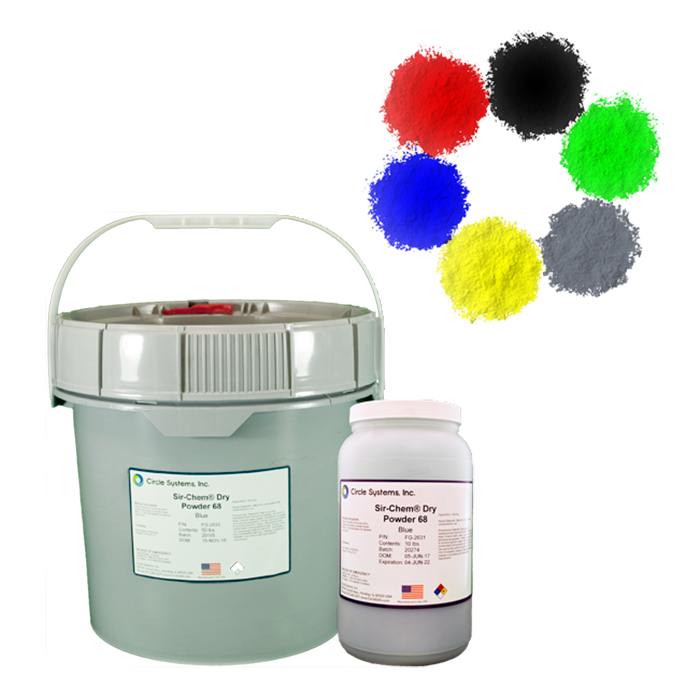 Dry Visible Magnetic Particle Materials