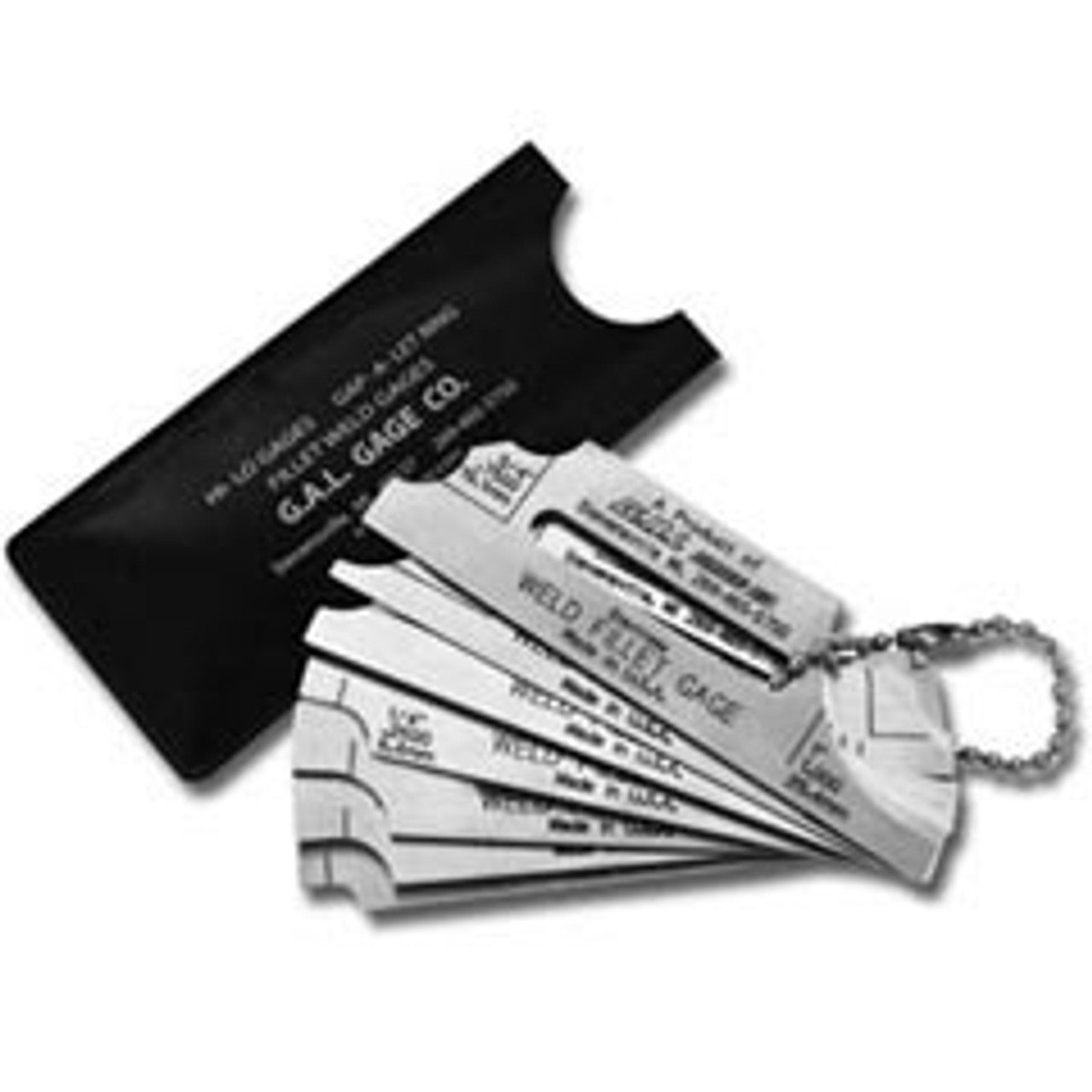 G.A.L. Gage Co. : No: 8 7 P.C. Fillet Weld Gauge G.A.L. Gage Co. : No: 8 7 P.C. Fillet Weld Gauge